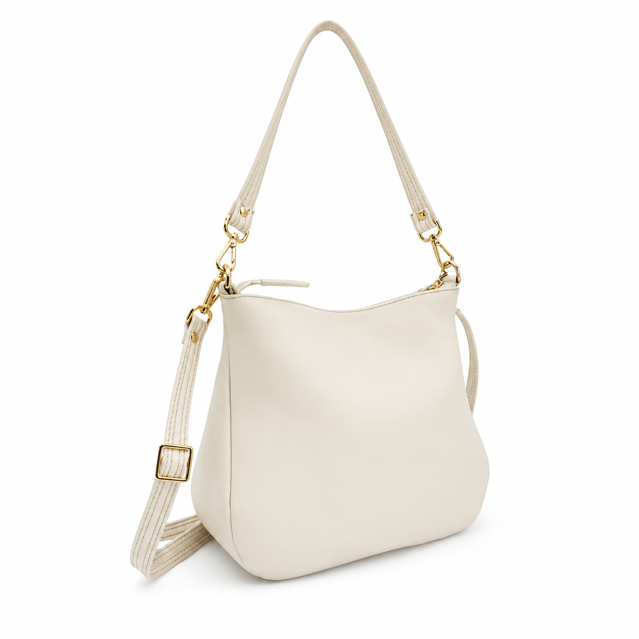 Bolso CUBE Piel Cream