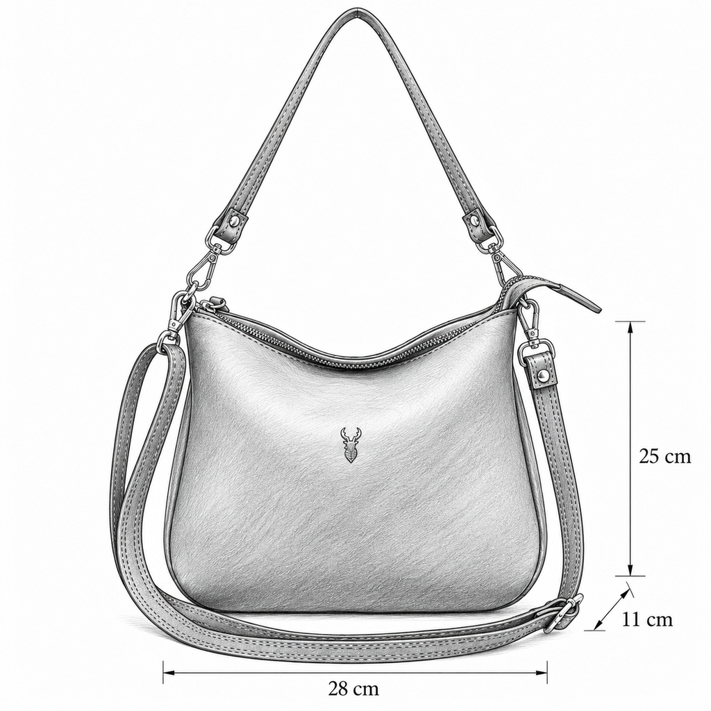 Bolso CUBE Piel Cream