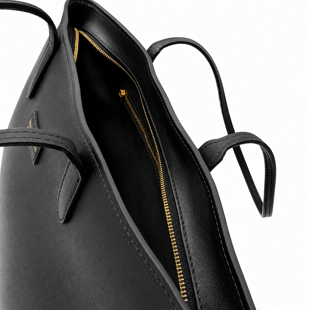 Bolso SHOPPER Piel Negro