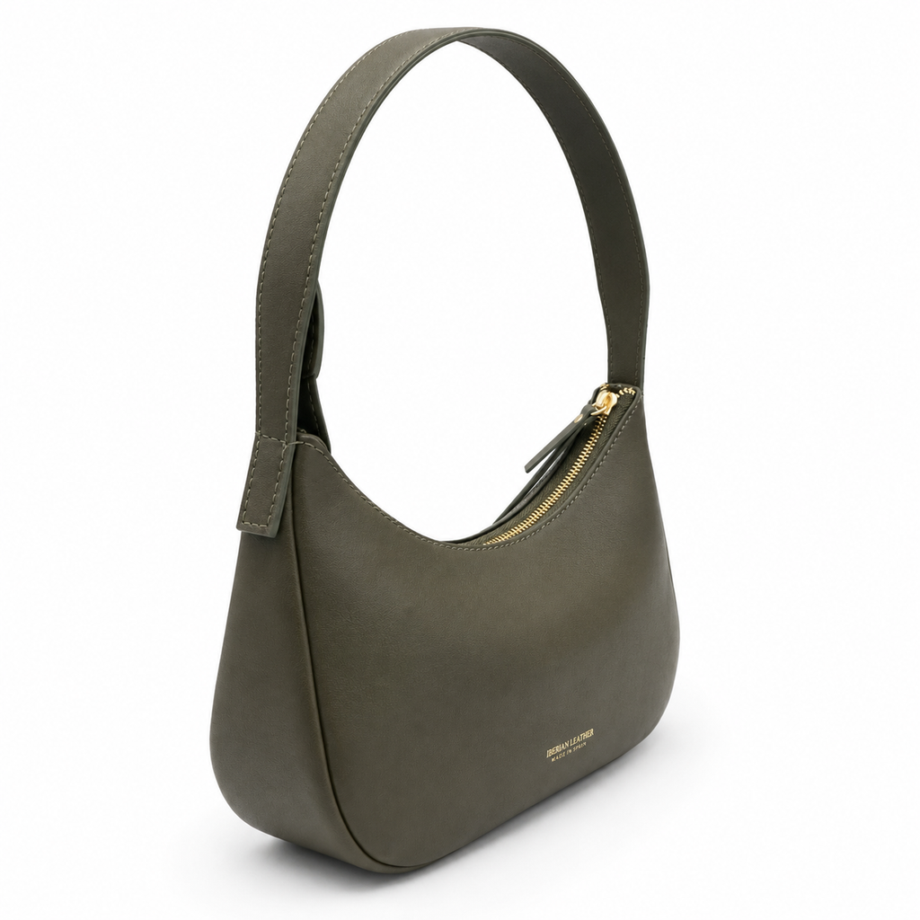 BOLSO MOON PIEL VERDE MILITARY