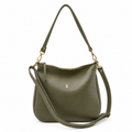 Bolso CUBE Piel Verde MILITARY