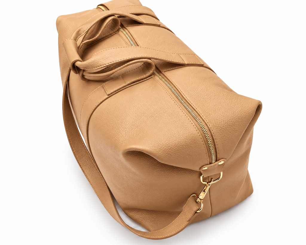 Bolso de Viaje Weekend Piel Natural