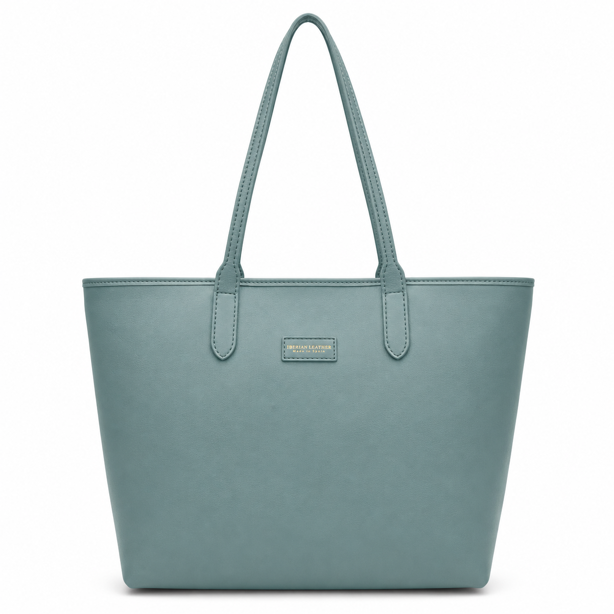 Bolso SHOPPER Piel Verde Soft