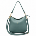 Bolso CUBE Piel Verde Soft