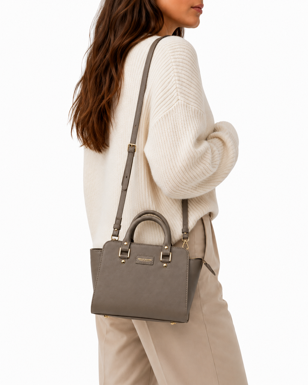 Bolso Classic Mini Piel Taupe