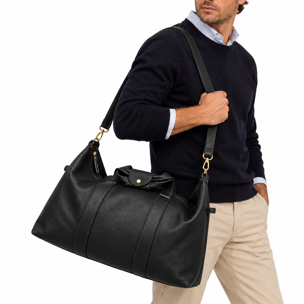 Bolso de Viaje Weekend Piel Black