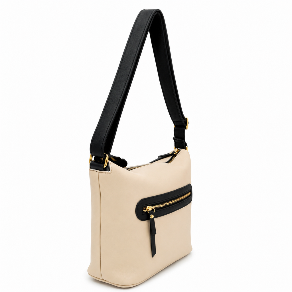 Bolso New Easy Way Black/Cream