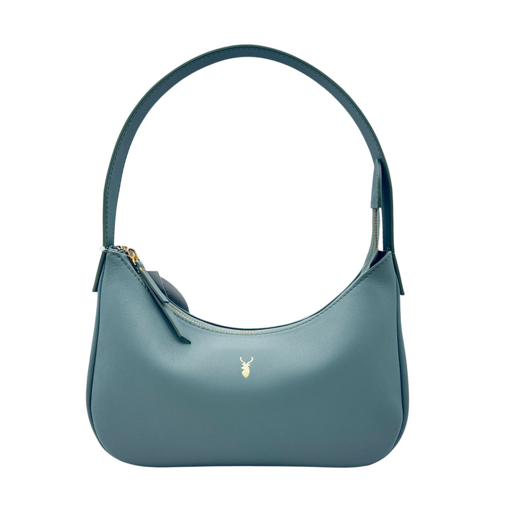 BOLSO MOON PIEL VERDE SOFT