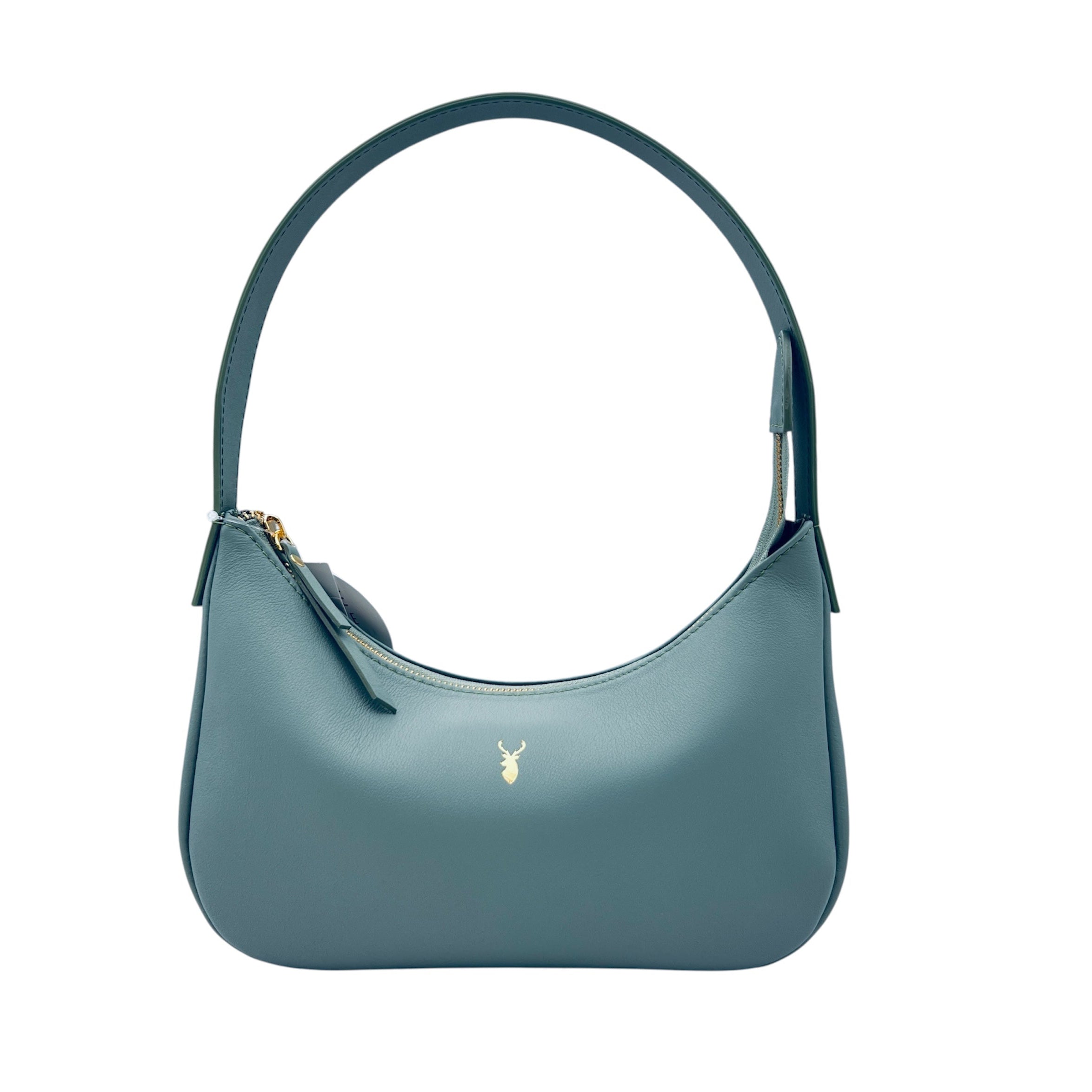 BOLSO MOON PIEL VERDE SOFT