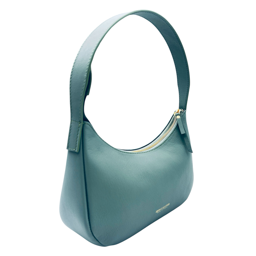 BOLSO MOON PIEL VERDE SOFT