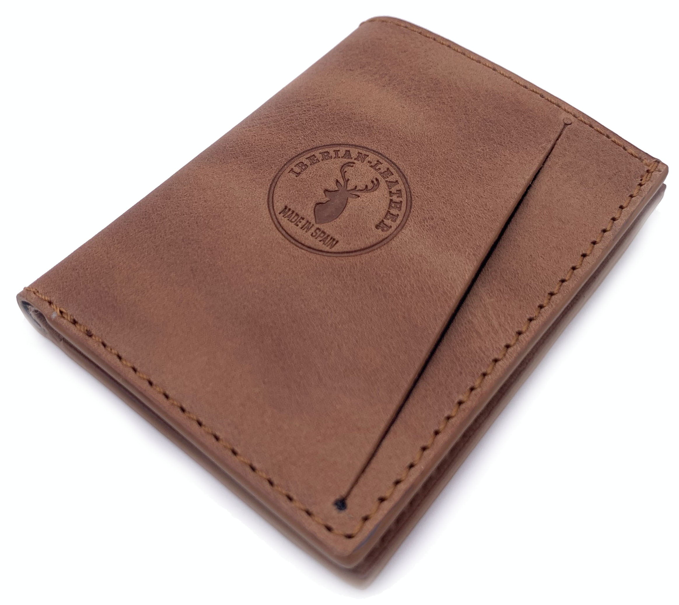 Cartera de piel  Slim Leather Wallet Cuero