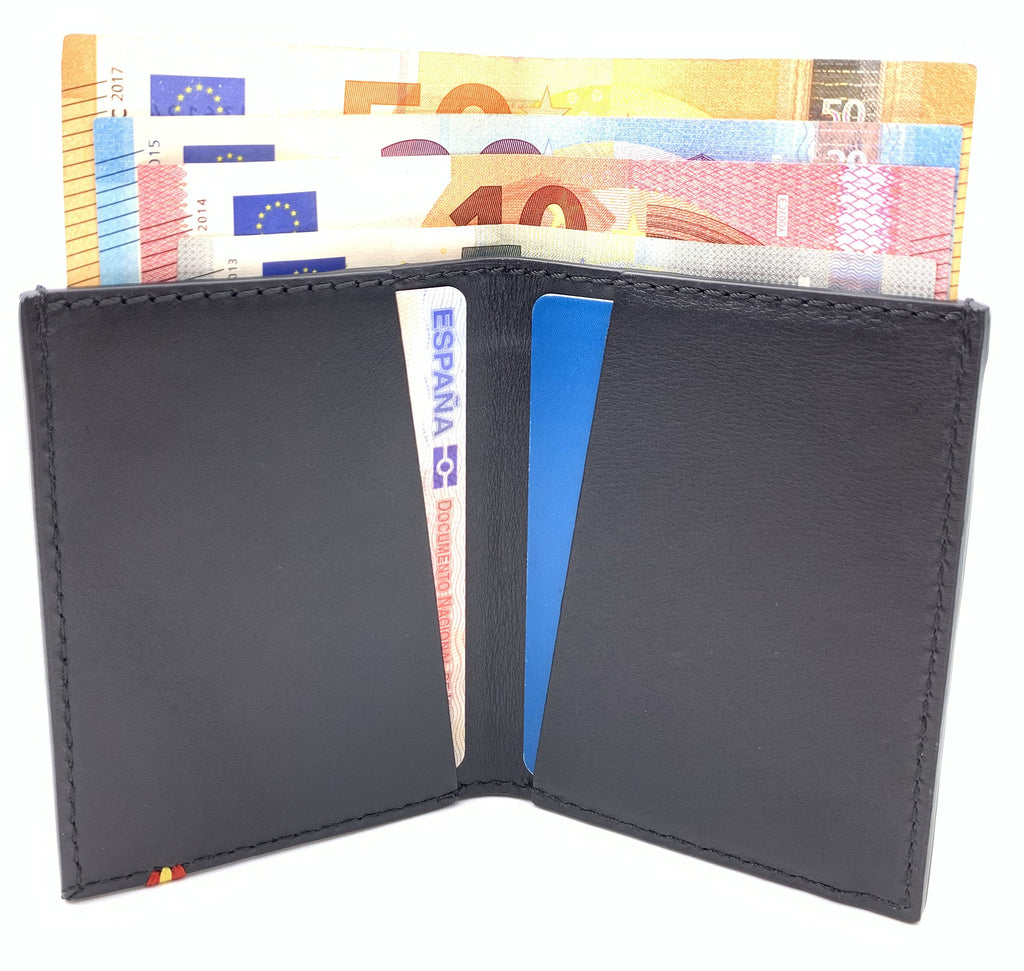 Cartera de piel  Slim Leather Wallet 