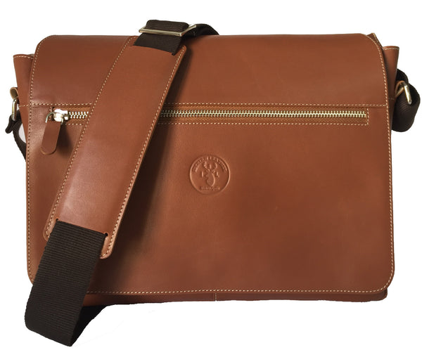 Bolso Messenger Cuero