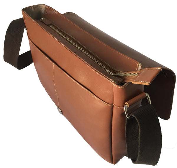 Bolso Messenger Cuero