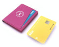 Cartera de piel  Slim Leather Wallet Rosa