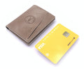 Cartera de piel  Slim Leather Wallet Cuero Natural