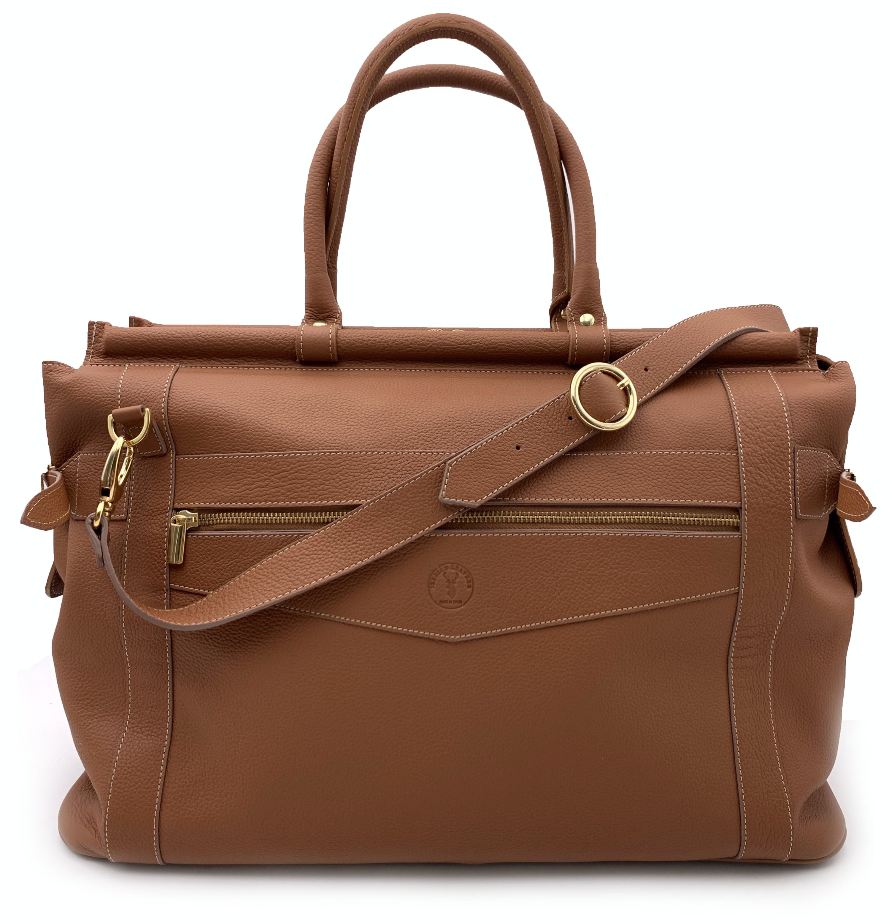 Bolso de viaje en piel