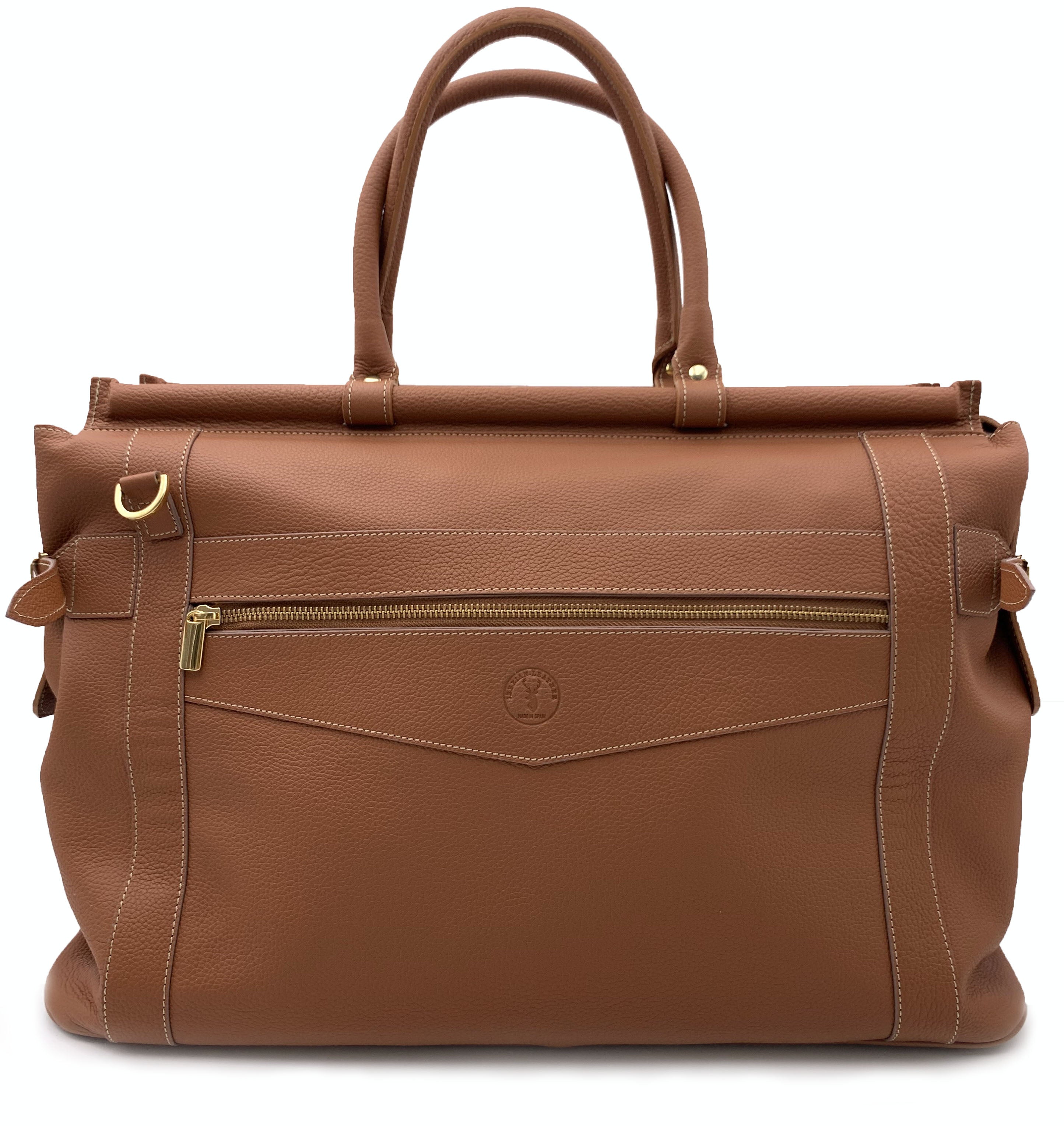 Bolso de viaje en piel perfecto para fin de semana semana.
