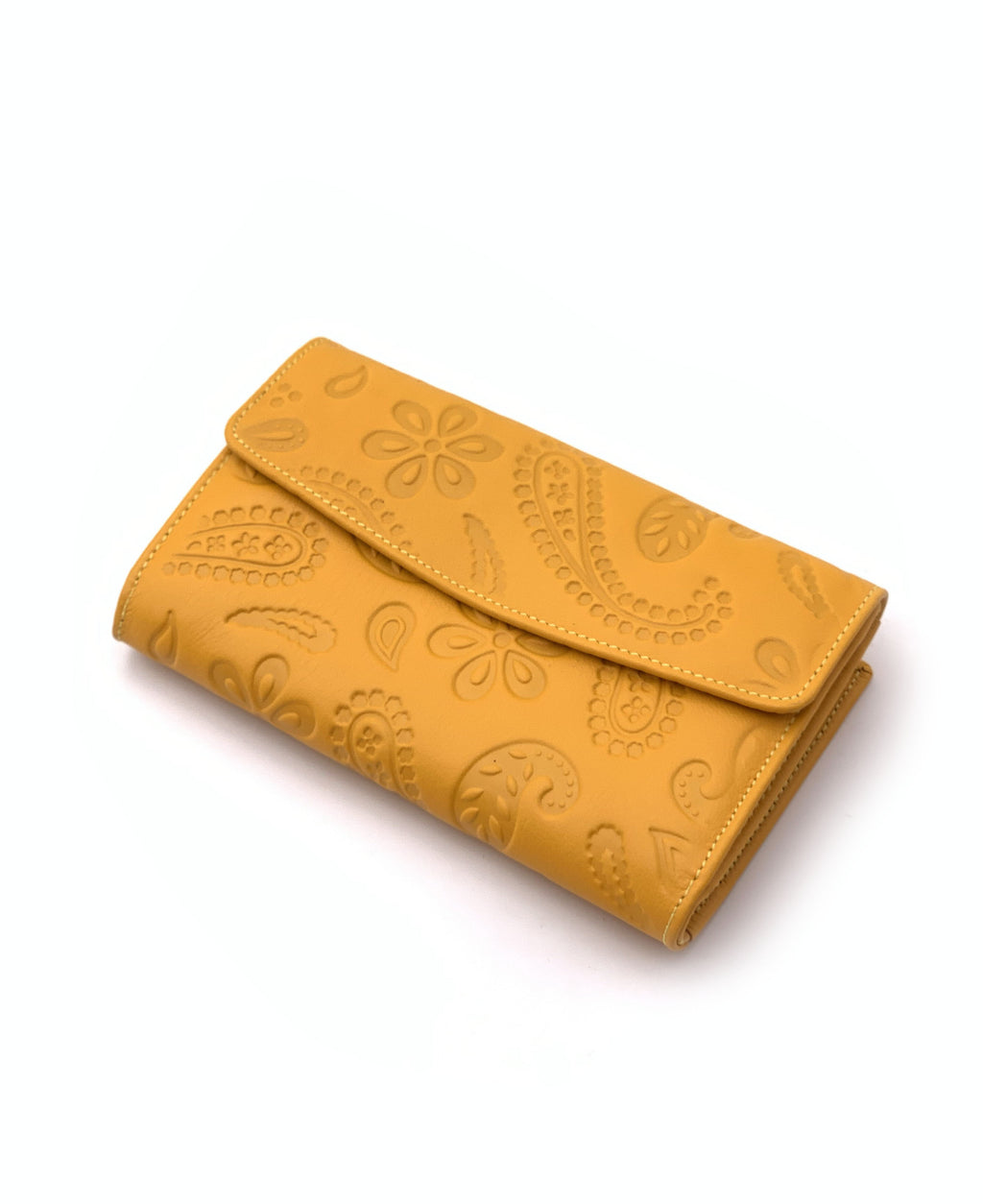 Billetero Piel Amarillo fabricado en Ubrique