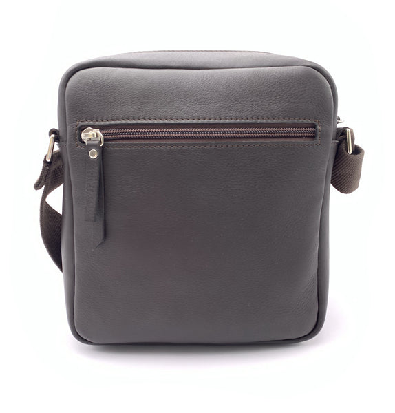BOLSO BANDOLERA PIEL  MARRON