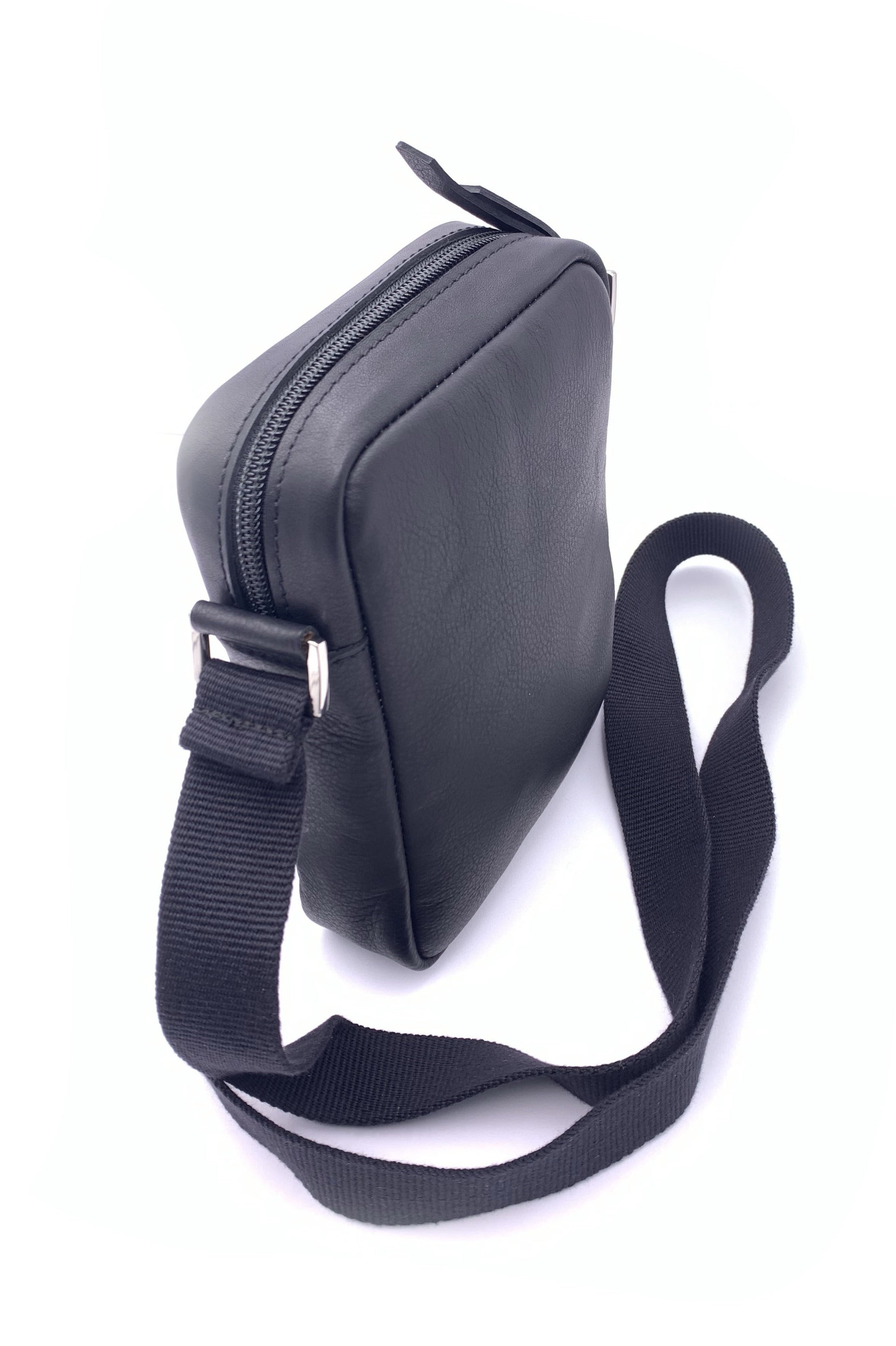 BOLSO BANDOLERA SMALL PIEL NEGRO