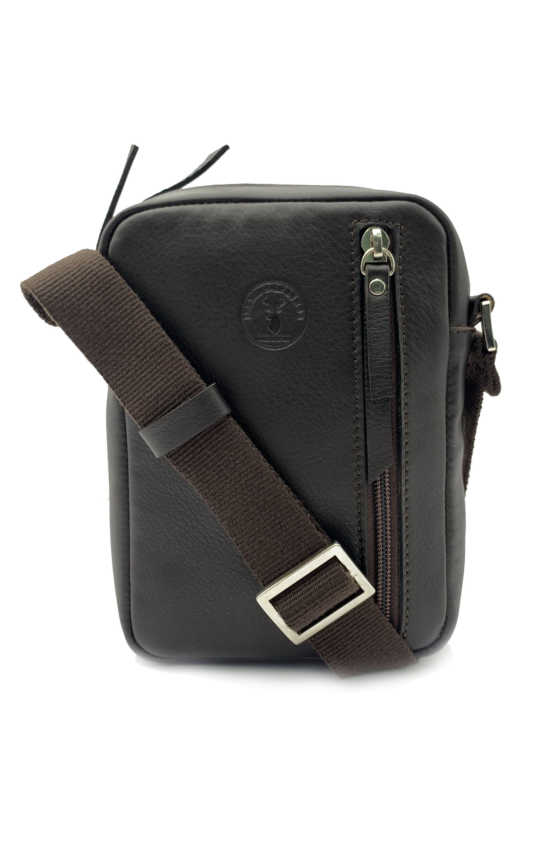 BOLSO BANDOLERA SMALL PIEL MARRON