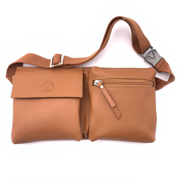 BOLSO RIÑONERA CUERO